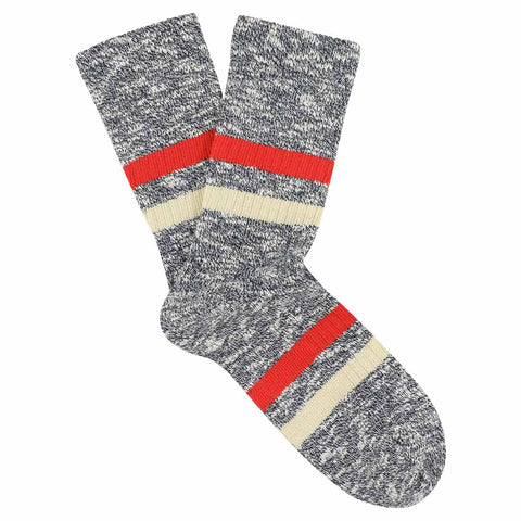 Women Melange Stripes Socks