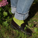 Women Melange Socks - Fluo Green