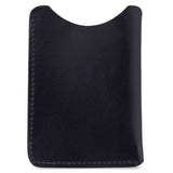 Leather Card Sleeve - Navy