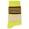 Women 5 Stripes Socks - Yellow / Violet / Wine