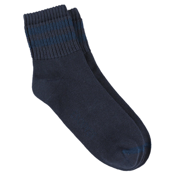 Women Stripes Ankle Socks - Blue / Blue