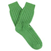 Wool and Cashmere green socks Made in Europe from Escuyer brand