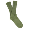 Women Crew Socks Light Khaki made of soft cotton in Portugal
