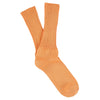 Women Crew Socks Off Orange made of soft cotton in Portugal