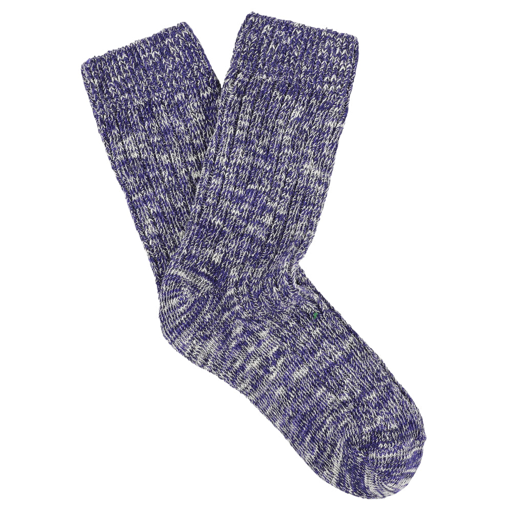 Women Melange Socks - Royal Blue