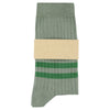 Women Stripes Socks Agave / Green Made in Portugal 