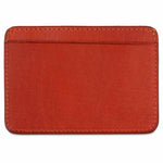 Escuyer khaki and orange cardholder showing two-tone colour layout — handmade in Portugal