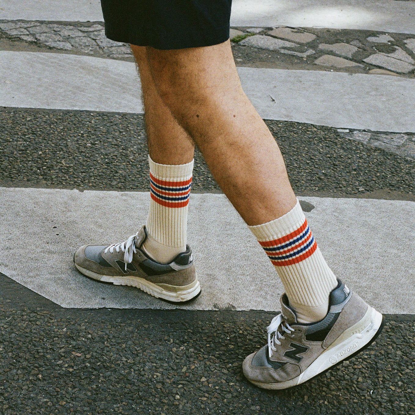 5 Stripes socks subscription – Escuyer retro athletic cotton socks made in Portugal