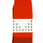 Colour Block Socks Molten Lava / Gold Flame - Escuyer
