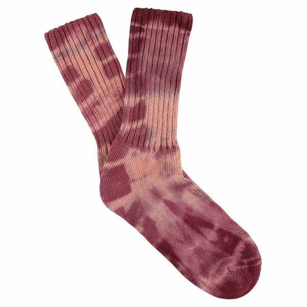Women Tie Dye Socks - Pink / Violet - Escuyer