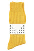 Cashmere Socks - Yellow (62) - Escuyer