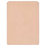 Escuyer cognac and pink leather MacBook sleeve — pink back panel, two-tone Italian veg-tanned leather